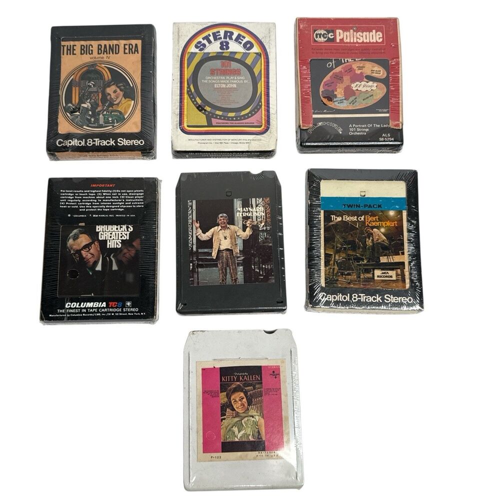 Vintage 8 Track Tape Lot Jazz Big Band Brubeck Maynard Ferguson Capitol